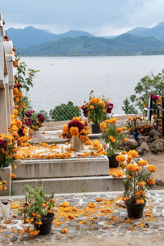 墨西哥janitzio, Michoacan - Island Lake patzcuaro - Cemetery - the day of the Dead